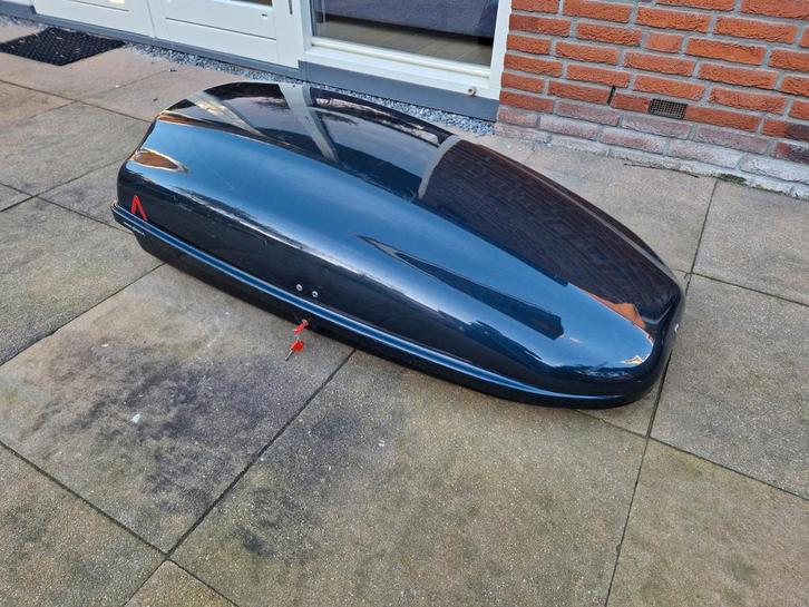 Menabo Tema dakdragerset en G3 Arjes 320 dakkoffer, Auto diversen, Dakdragers, Gebruikt, Ophalen