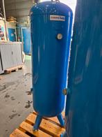 Blauwe compressor tank met manometer, 25 tot 100 liter, Ophalen of Verzenden, 200 tot 400 liter/min