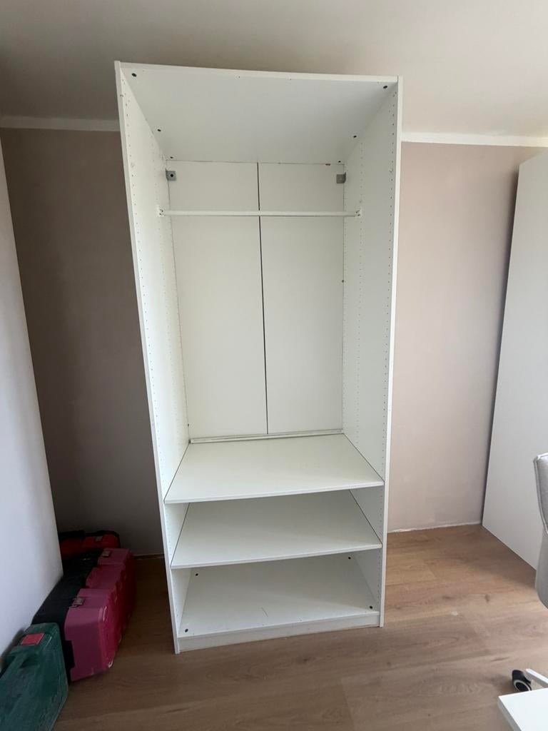 Pax kast ikea 100x58x236 incl kledingroede en planken, 200 cm of meer, Zo goed als nieuw, 50 tot 75 cm, 50 tot 100 cm