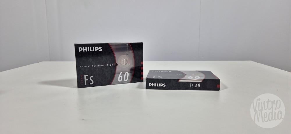 Philips FS60 Cassettebandje | 60 Minuten | Nieuw in Folie, 2 t/m 25 bandjes, Overige genres, Ophalen of Verzenden, Nieuw in verpakking
