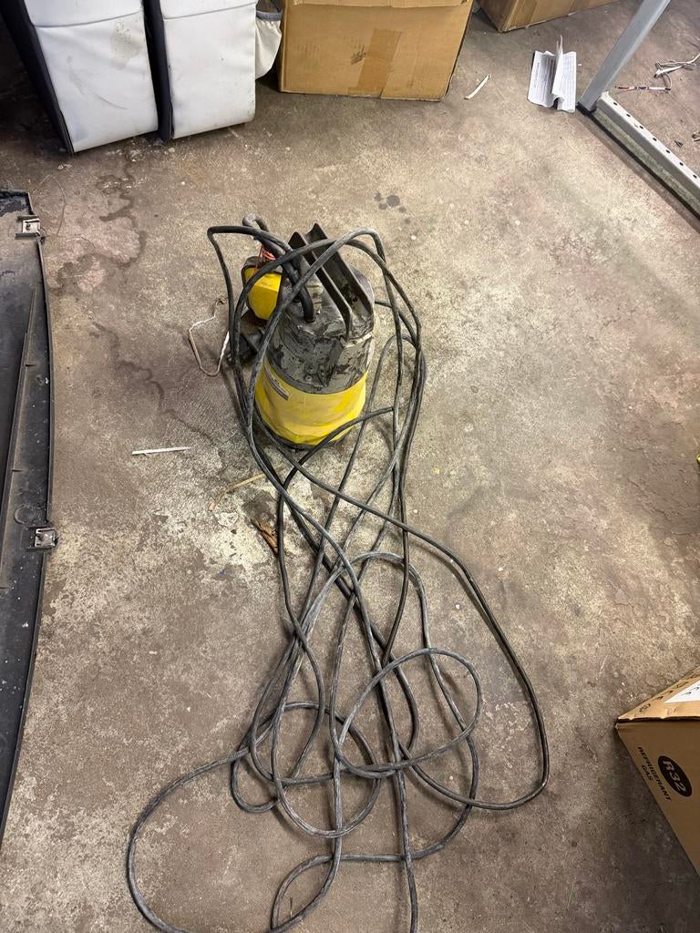 Gebruikte Dompelpomp met Lange Kabel, Ophalen of Verzenden, Gebruikt, Elektrisch, Dompelpomp