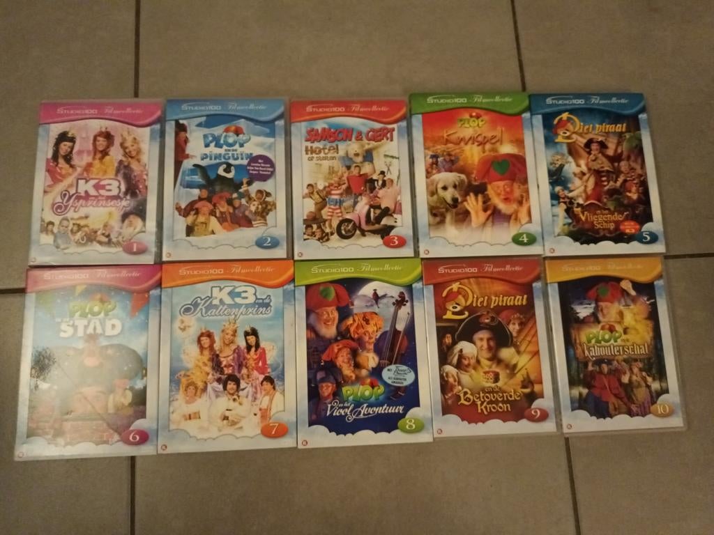 Dvd complete reeks studio 100 film collectie, Alle leeftijden, Ophalen of Verzenden, Zo goed als nieuw