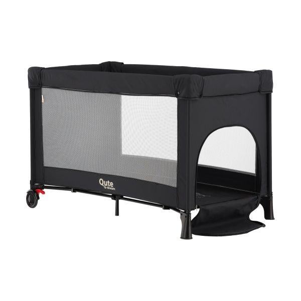 Qute Q-dream campingbed met verhoger, Kinderen en Baby's, Babywiegjes en Ledikanten, Ophalen, Zo goed als nieuw, Reisbedje