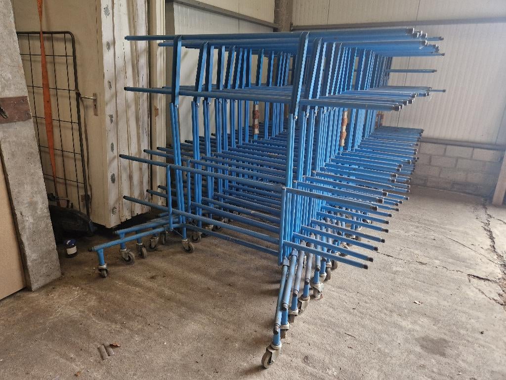 Banktelwagen / bankstelkarren / bankstelkar / bankstelwagens, Doe-het-zelf en Verbouw, Transportwagens, 100 liter of meer, Ophalen