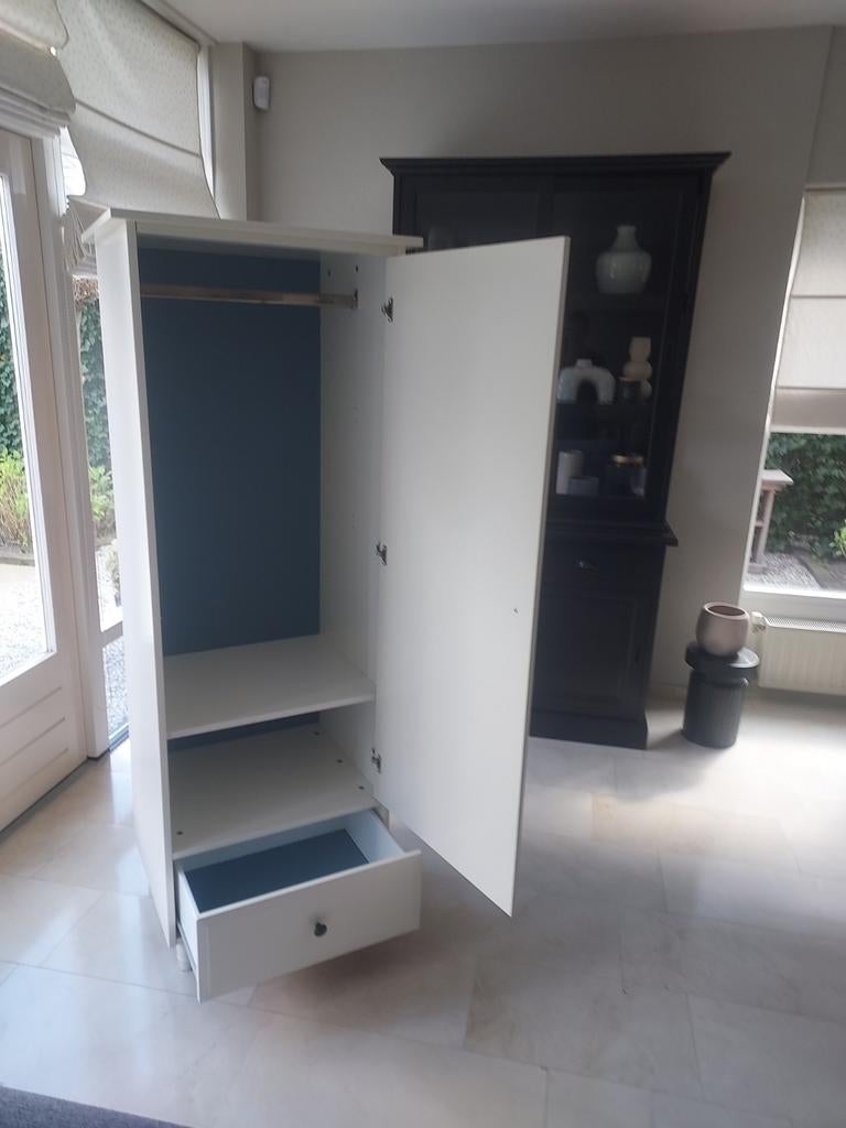 Ikea Hemnes kledingkast met lade en hangruimte, Ophalen, Gebruikt, 50 tot 100 cm, 150 tot 200 cm