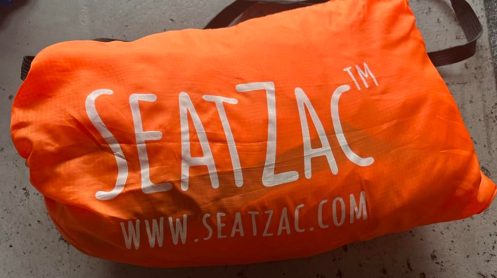 Seatzac opblaasbare lounge stoel strandstoel festivalstoel, Ophalen of Verzenden, Zo goed als nieuw