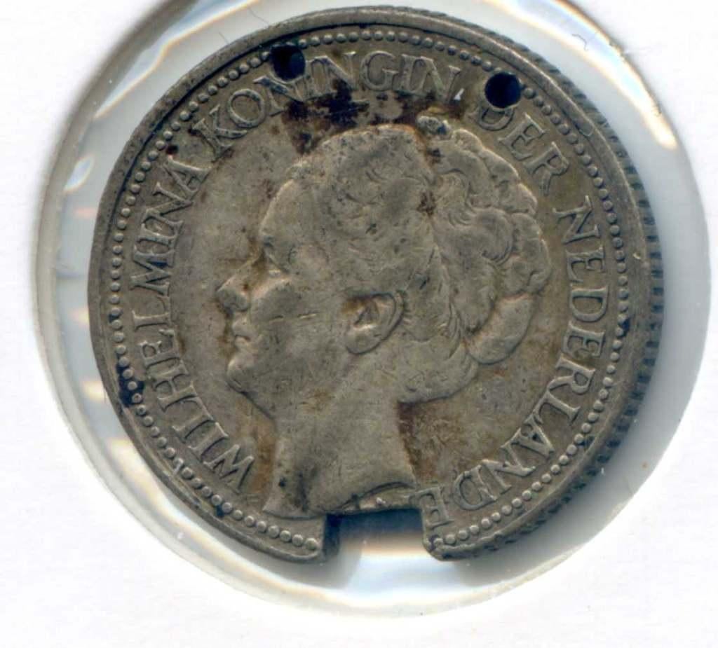Gasmuntje? Kwartje Zilver Wilhelmina, Postzegels en Munten, Munten | Nederland, Verzenden, Koningin Wilhelmina, 25 cent, Zilver