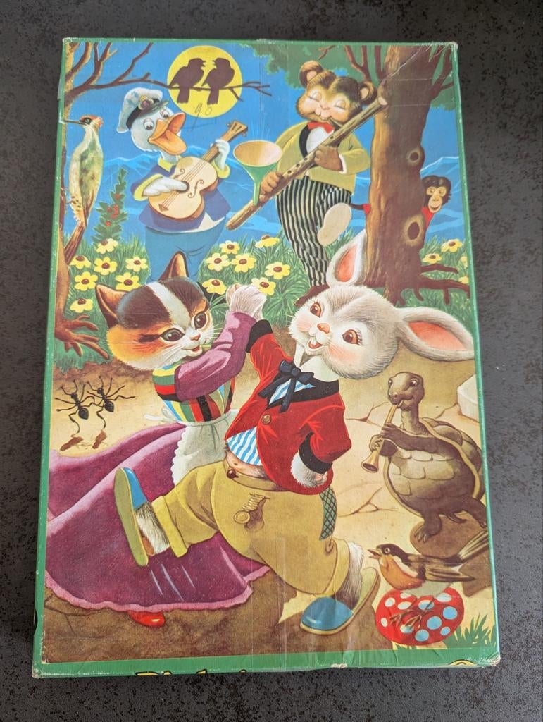 Vintage houten puzzel, Ophalen of Verzenden