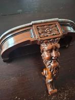 Seize notenhouten trumeau wandtafeltje met marmeren blad, Ophalen