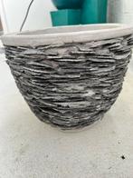 Betonnen bloempot, Ophalen, Rond, Zo goed als nieuw, Beton