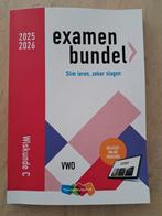 Examenbundel VWO wiskunde C Nieuw 2026!, Boeken, Ophalen of Verzenden, Nieuw, VWO