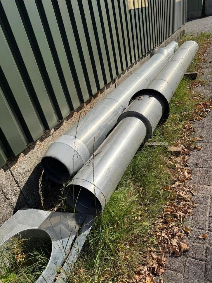 Afvoerbuis rookafvoer, Doe-het-zelf en Verbouw, Buizen en Afvoer, Gebruikt, Overige typen, Pvc, Minder dan 2 meter, 80 mm of meer