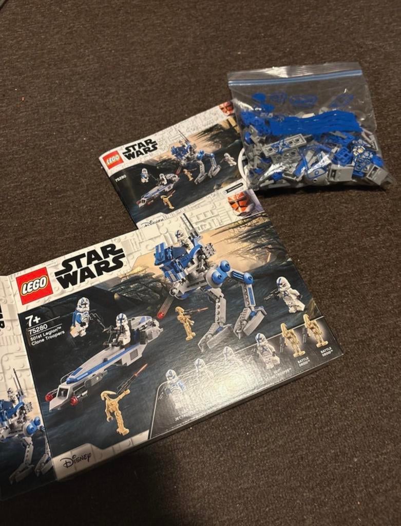 Lego Star Wars 75280 501st Legion Clone Troopers - Compleet, Gebruikt, Star Wars, Lego, Ophalen of Verzenden