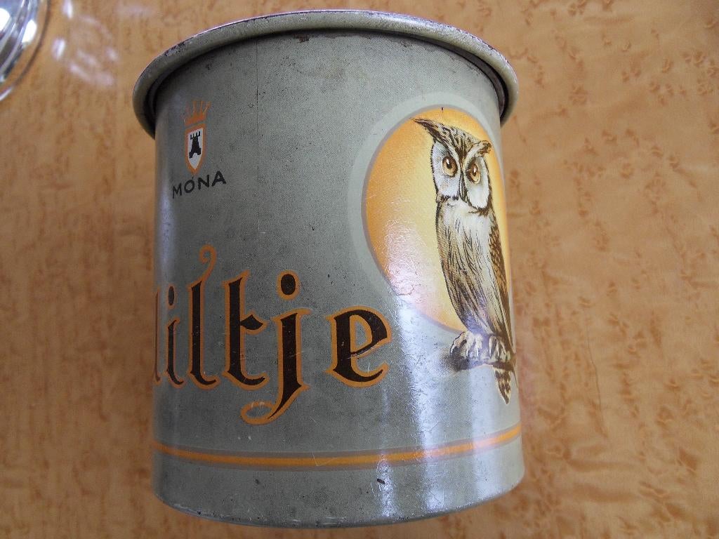 Uiltje blik MONA -- SIGARENFABRIEK "LA BOLSA" KAMPEN 11,5 cm, Verzamelen, Ophalen of Verzenden, Overige
