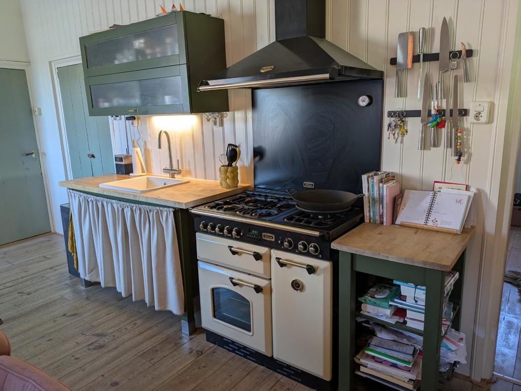 Klassieke (IKEA) keuken (exclusief kraan), Huis en Inrichting, Keuken | Complete keukens, Ophalen, Gebruikt, Wit