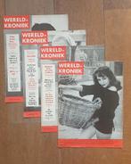 Wereld kroniek – 4 Tijdschriften 2x 1957 – 1958 - 1961, Boeken, Tijdschriften en Kranten, Ophalen of Verzenden, Zo goed als nieuw
