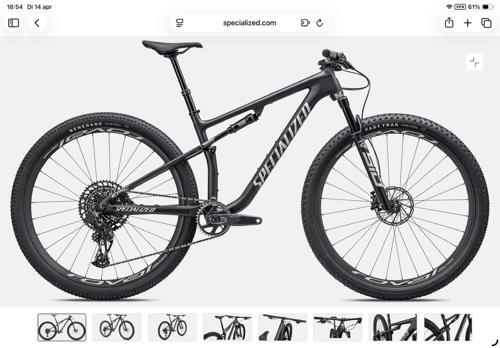 TE KOOP SPECIALIZED EPIC EXPERT 3 jaar waarvan 2 gebruikt, Fietsen en Brommers, Fietsen | Mountainbikes en ATB, Zo goed als nieuw