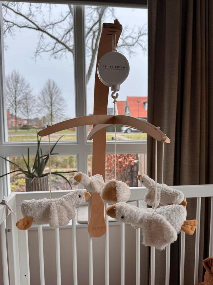 Boxmobiel Little Dutch Goose - Little Goose, Kinderen en Baby's, Speelgoed | Babyspeelgoed, Zo goed als nieuw, Mobiel, Met geluid