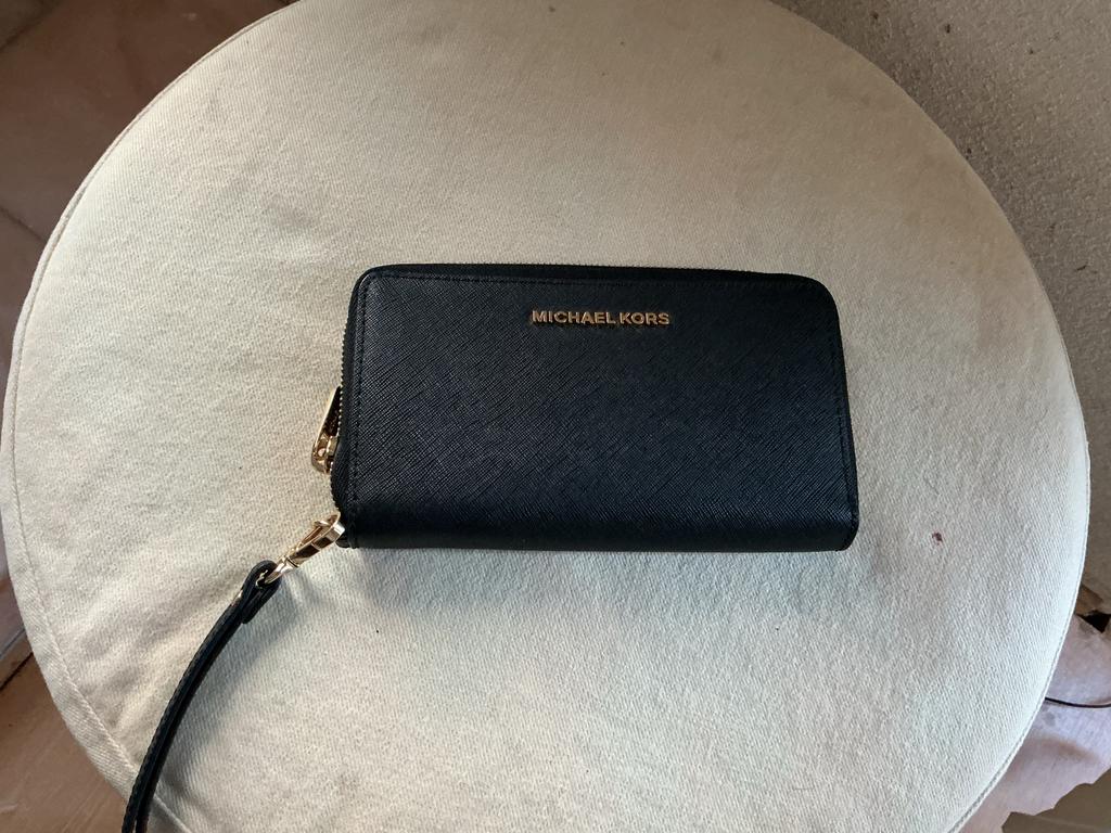 Michael Kors portemonnee zwart, Sieraden, Tassen en Uiterlijk, Portemonnees, Ophalen of Verzenden, Gebruikt, Zwart, Overige merken