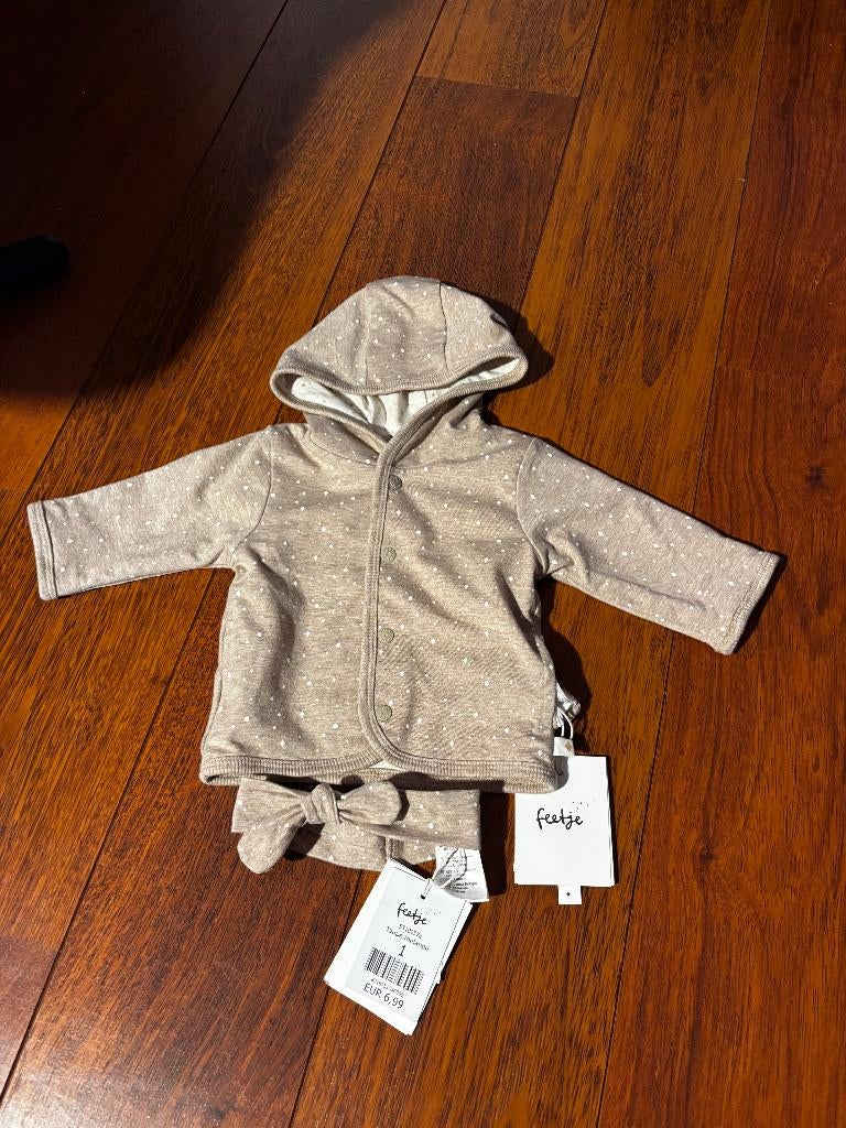 Vestje van Feetje maat 50+ gratis haarbandje (advr 91), Kinderen en Baby's, Babykleding | Maat 50, Nieuw, Ophalen of Verzenden
