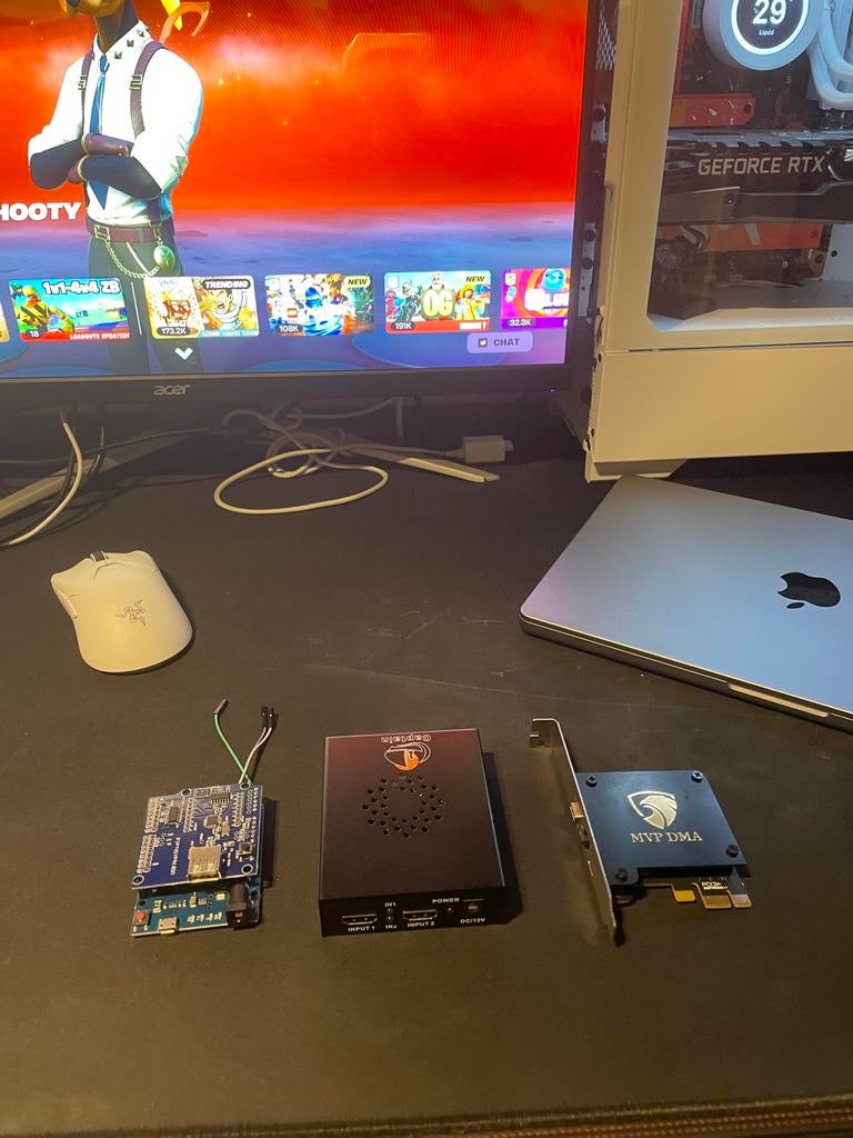 Volledige DMA cheating setup., Spelcomputers en Games, Ophalen of Verzenden, Zo goed als nieuw