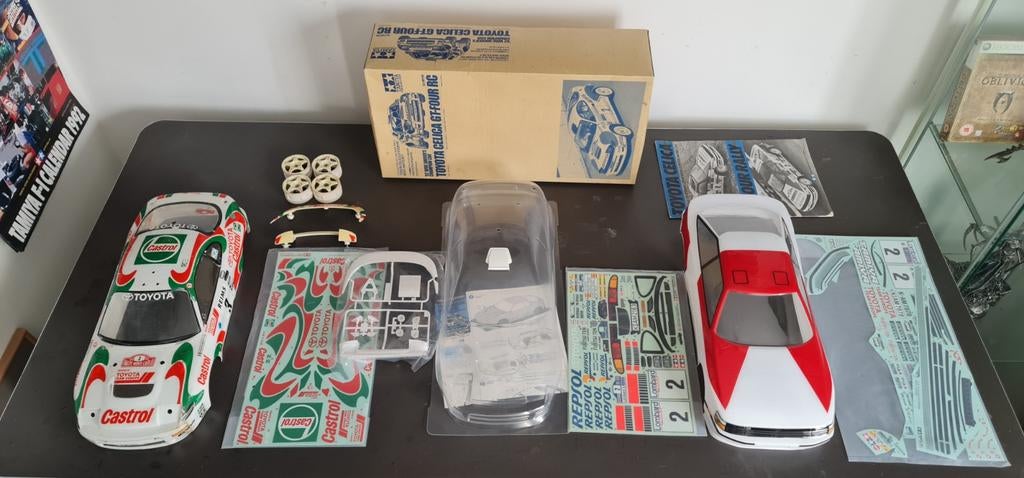 Tamiya Toyota Celica bodysets #50485 ect ect, Ophalen of Verzenden, Zo goed als nieuw