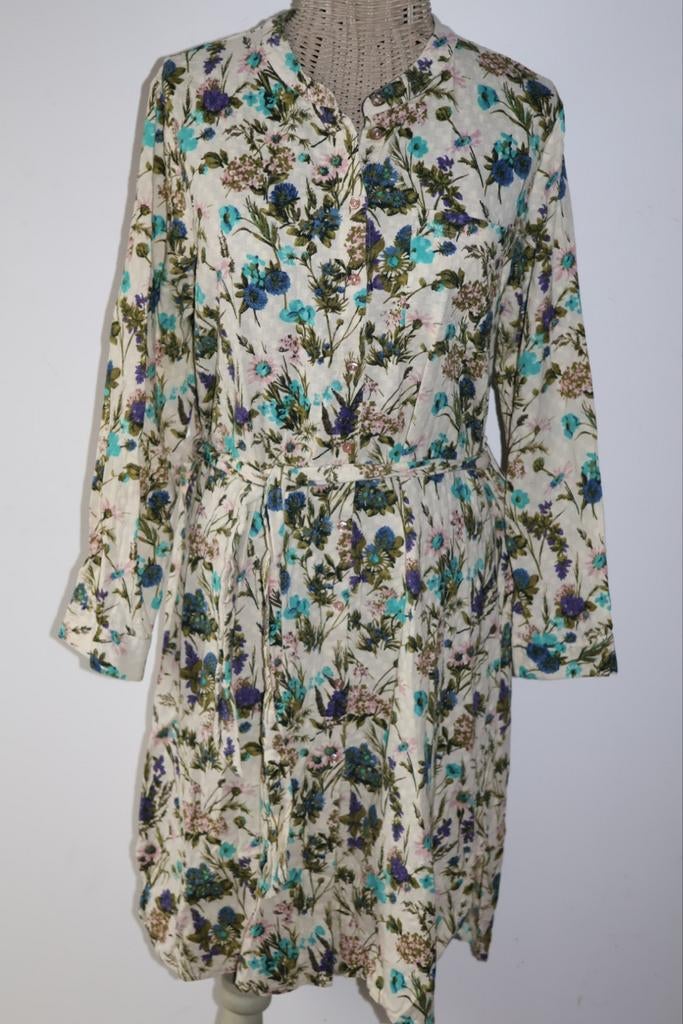 Lollys Laundry jurk met bloemenprint maat 38 / M, NL, Lollys Laundry.nl, Ophalen of Verzenden, Zo goed als nieuw