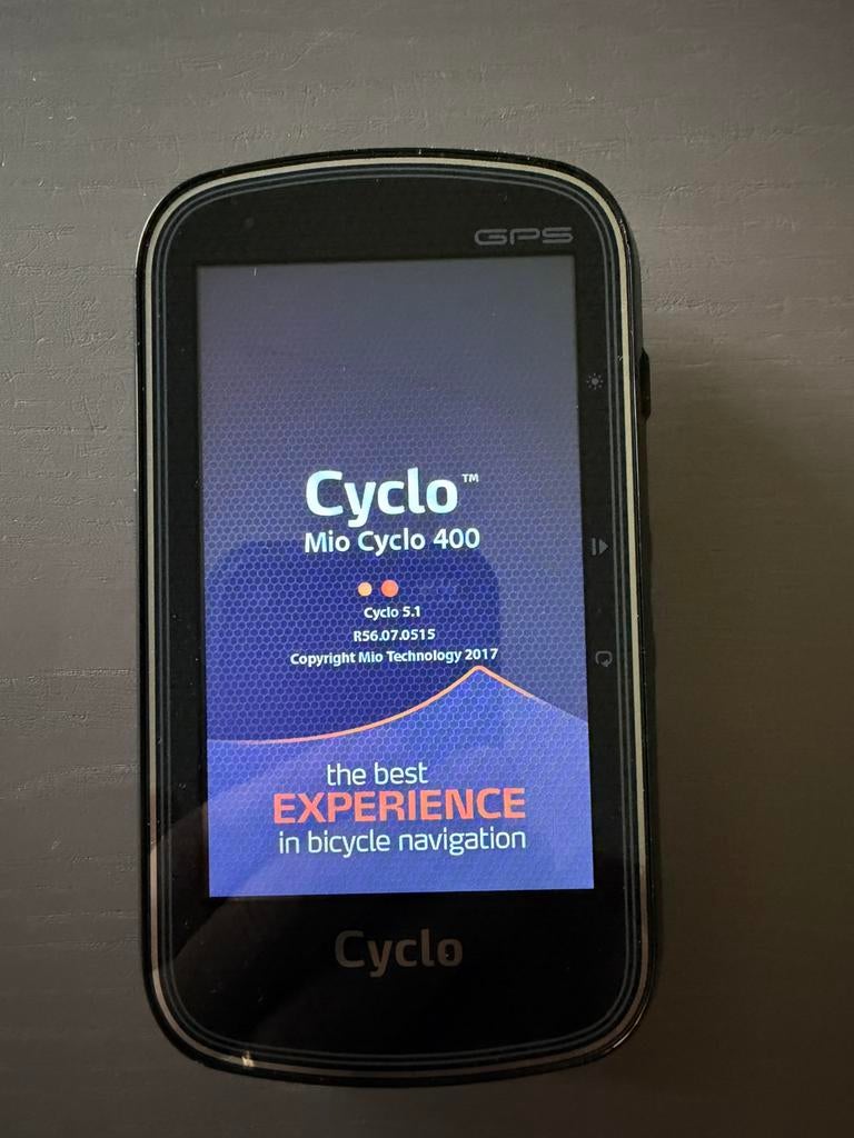 Fietscomputer Mio Cyclo 400 met GPS, Ophalen of Verzenden, GPS, Zo goed als nieuw