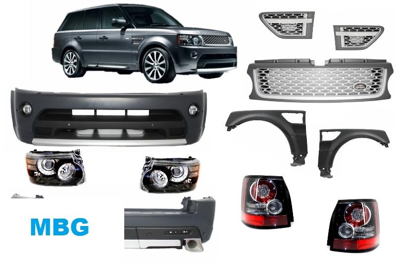 Range Rover Sport Autobiography body kit 2005 - 2009 NIEUW!!, Auto-onderdelen, Carrosserie en Plaatwerk, Land Rover, Voor, Achter