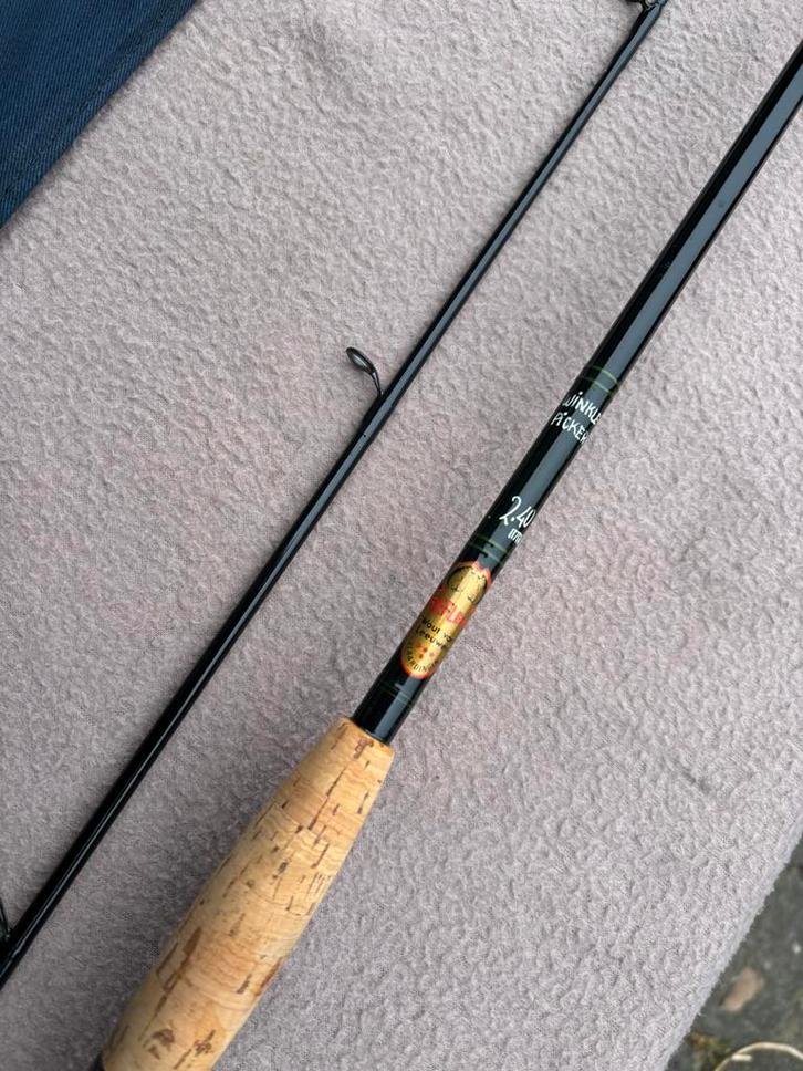 Handgebouwde wout van leeuwen reflex winkle picker 2.40, Watersport en Boten, Hengelsport | Witvissen, Gebruikt, Werphengel, Ophalen of Verzenden