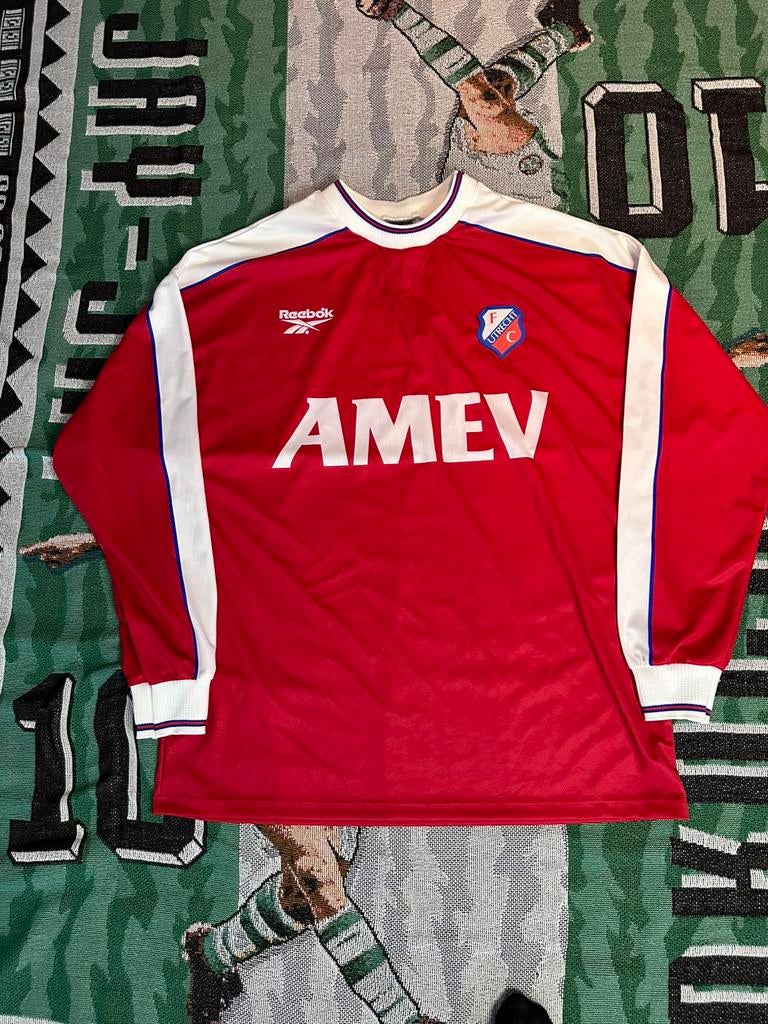 Origineel FC Utrecht voetbal shirt uit 1998/99 lange mouw, Maat XL, Ophalen of Verzenden, Zo goed als nieuw, Shirt