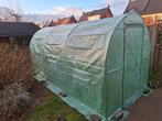 Tunnelkas 2x4 meter - Ideaal voor moestuin, Staal, Gebruikt, Folie, Kweekkas