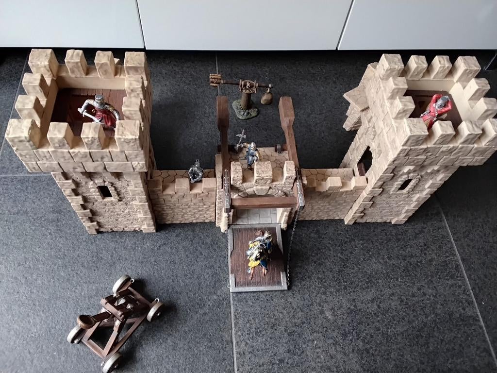 Groot prachtig Schleich ridder kasteel., Verzamelen, Speelgoed, Ophalen of Verzenden, Zo goed als nieuw