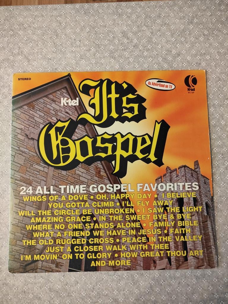 LP: K-Tel It's Gospel - 24 All Time Gospel Favorites, Ophalen of Verzenden