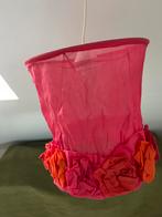 Leuke lampenkap met bloemen - ColoriQue, Ophalen of Verzenden, Zo goed als nieuw, Stof, Minder dan 50 cm