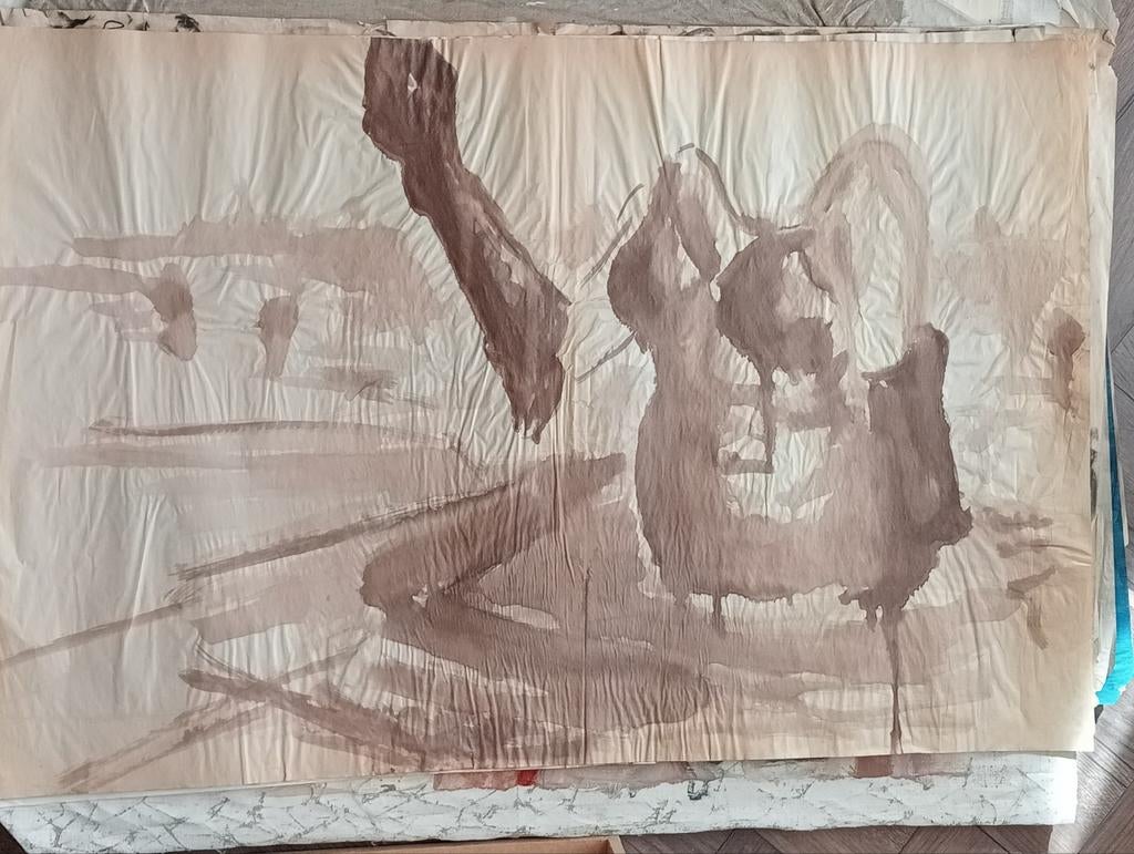 Aquarel 20e eeuw, Ophalen of Verzenden