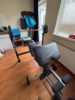 Sportbankje met toebehoren, Ophalen, Gebruikt, Armen, Fitnessbank