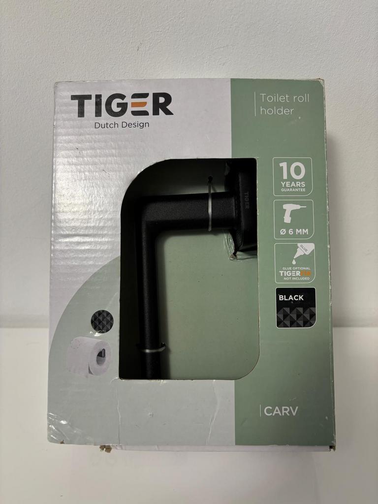 Tiger Urban toiletrolhouder zwart, Ophalen of Verzenden, Nieuw, Zwart