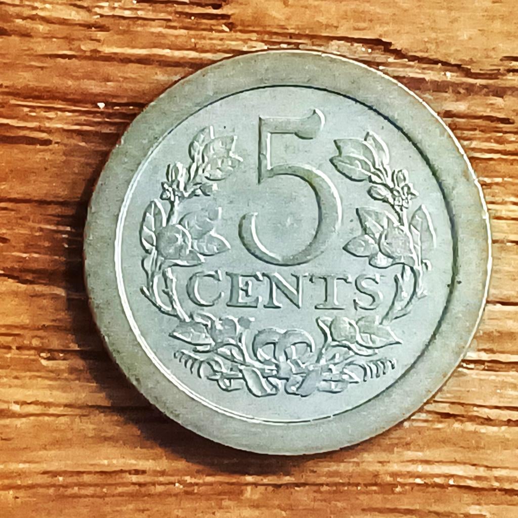 5 cent (stuiver) 1907 Wilhelmina, Postzegels en Munten, Munten | Nederland, Ophalen of Verzenden, Koningin Wilhelmina, 5 cent