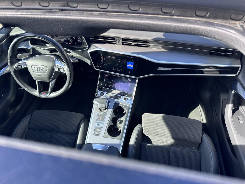Audi A6 Avant 55 TFSI e quattro Competition | Panoramadak |, Gebruikt, 4 cilinders, Leder en Stof, Zwart