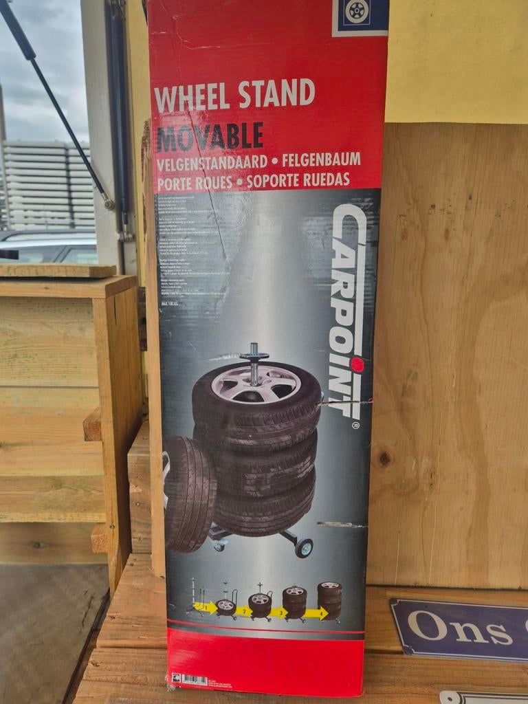 5 nieuwe velgenboom / bandenstandaarden, Ophalen of Verzenden, Nieuw