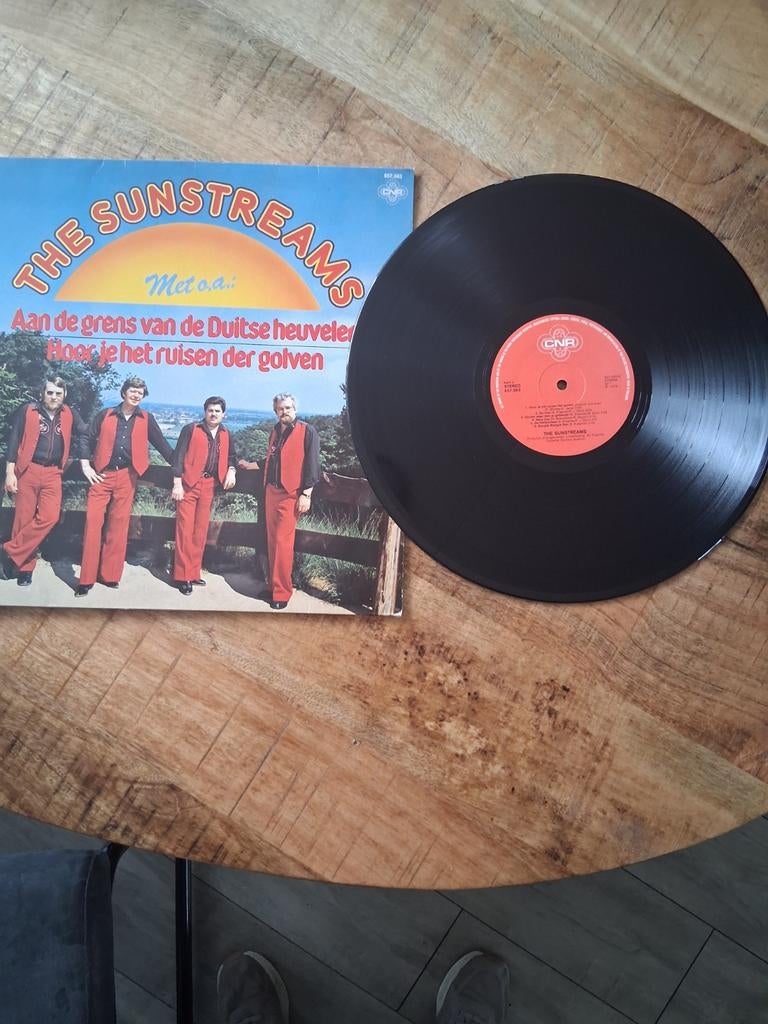 The Sunstreams - Aan de grens van de Duitse heuvelen LP, Ophalen of Verzenden, Gebruikt, 12 inch, Levenslied of Smartlap