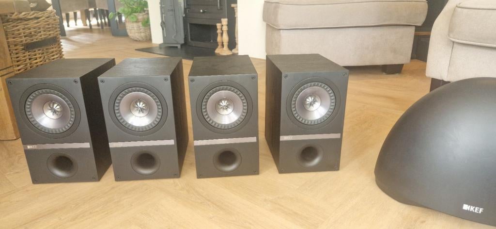 KEF q100 4.1 Surroundset met Subwoofer - Zo goed als nieuw, Ophalen, Zo goed als nieuw, 120 watt of meer, Overige merken