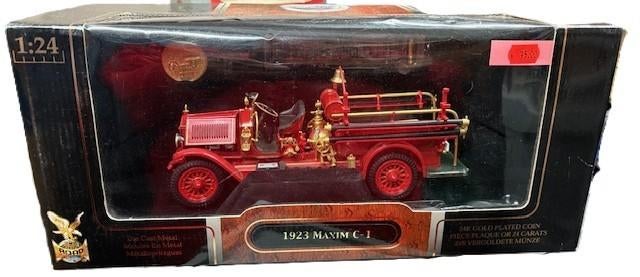 Road Signature 1923 Maxim C-1 Brandweerwagen 1:24, Ophalen of Verzenden, Zo goed als nieuw, Bus of Vrachtwagen, Overige merken