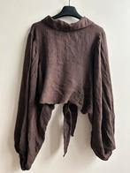 GARCONNE blouse bruin met wijde ballonmouw mt TU, Kleding | Dames, Parijs, Nieuw, Garconne, Ophalen of Verzenden