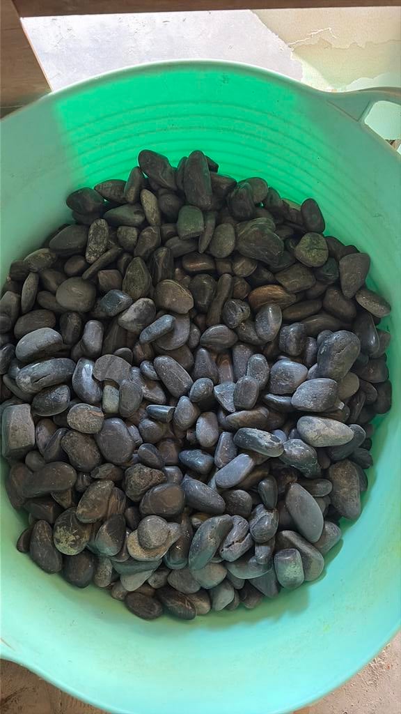 Siergrind, Tuin en Terras, Grind, Keien en Split, Ophalen, Zo goed als nieuw, Antraciet, Grind