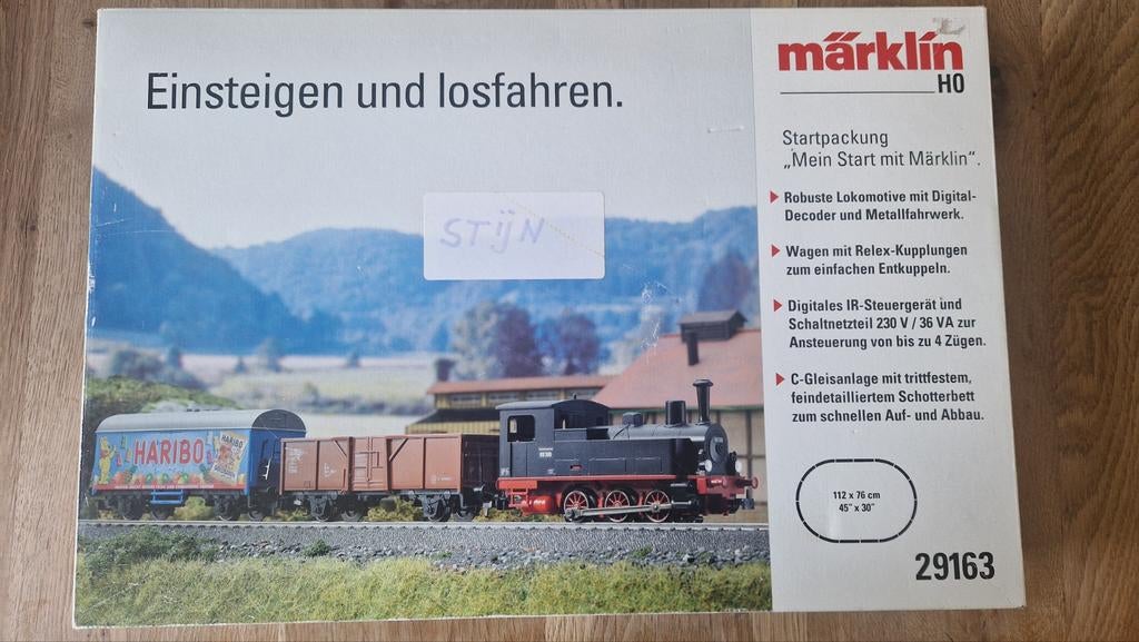 Märklin H0 Startset 29163 - Digitaal met Tenderlocomotief, Hobby en Vrije tijd, Modeltreinen | H0, Ophalen of Verzenden
