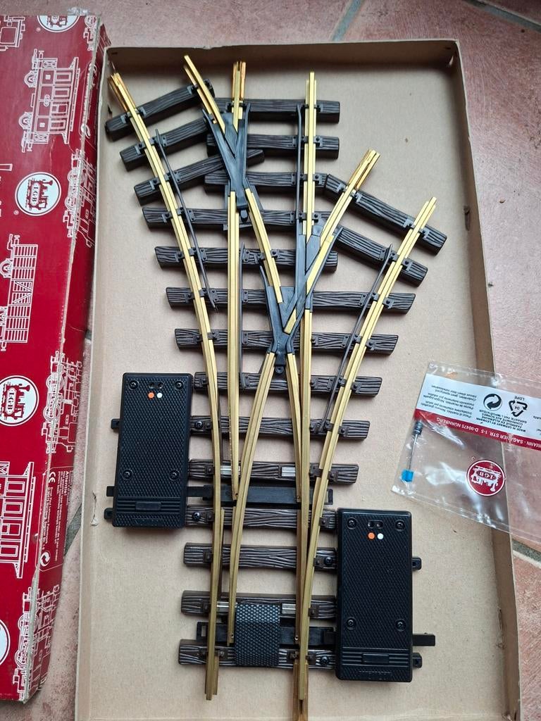 Helemaal nieuwe lgb Electriche driewegwissel 12360 in ovp, Ophalen of Verzenden, Nieuw, Rails, LGB