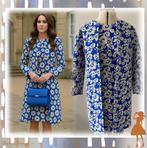 LK Bennett Lyda 60s mantelpak jas + jurk-XS, Ophalen of Verzenden, Zo goed als nieuw, Maat 34 (XS) of kleiner, Blauw