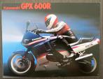 Folder Kawasaki GPX 600 R (C2/C3) - 1990 - 4 blz (Engels), Verzenden, Kawasaki